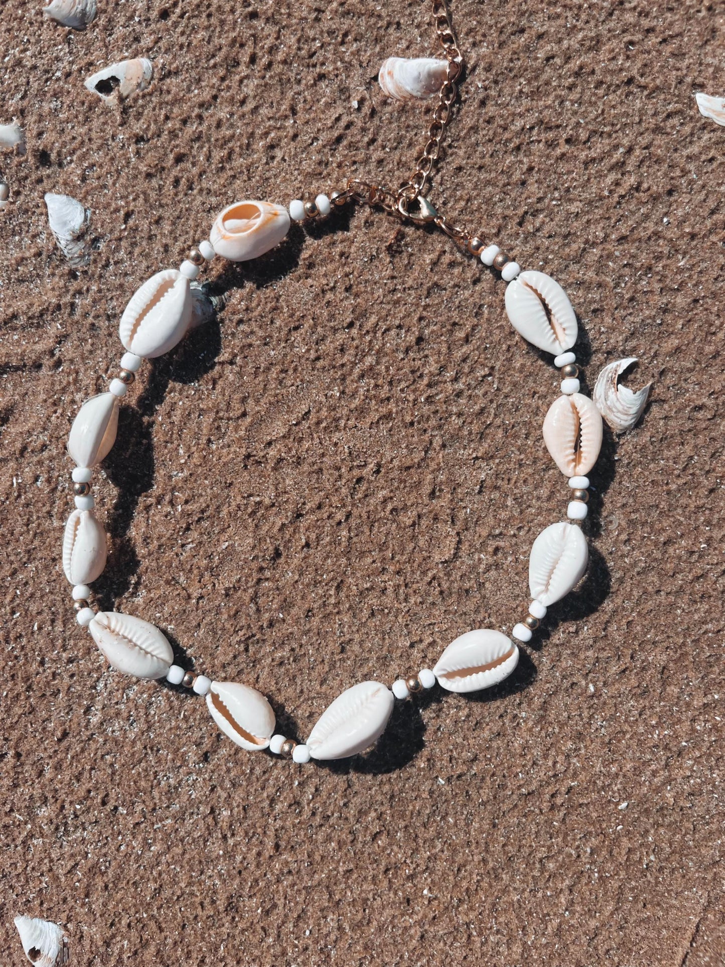 Puka Shell Necklace | Vacation Style Puka Shell Necklace | Summer Shell Choker | Outerbanks Necklace | P4L My Store