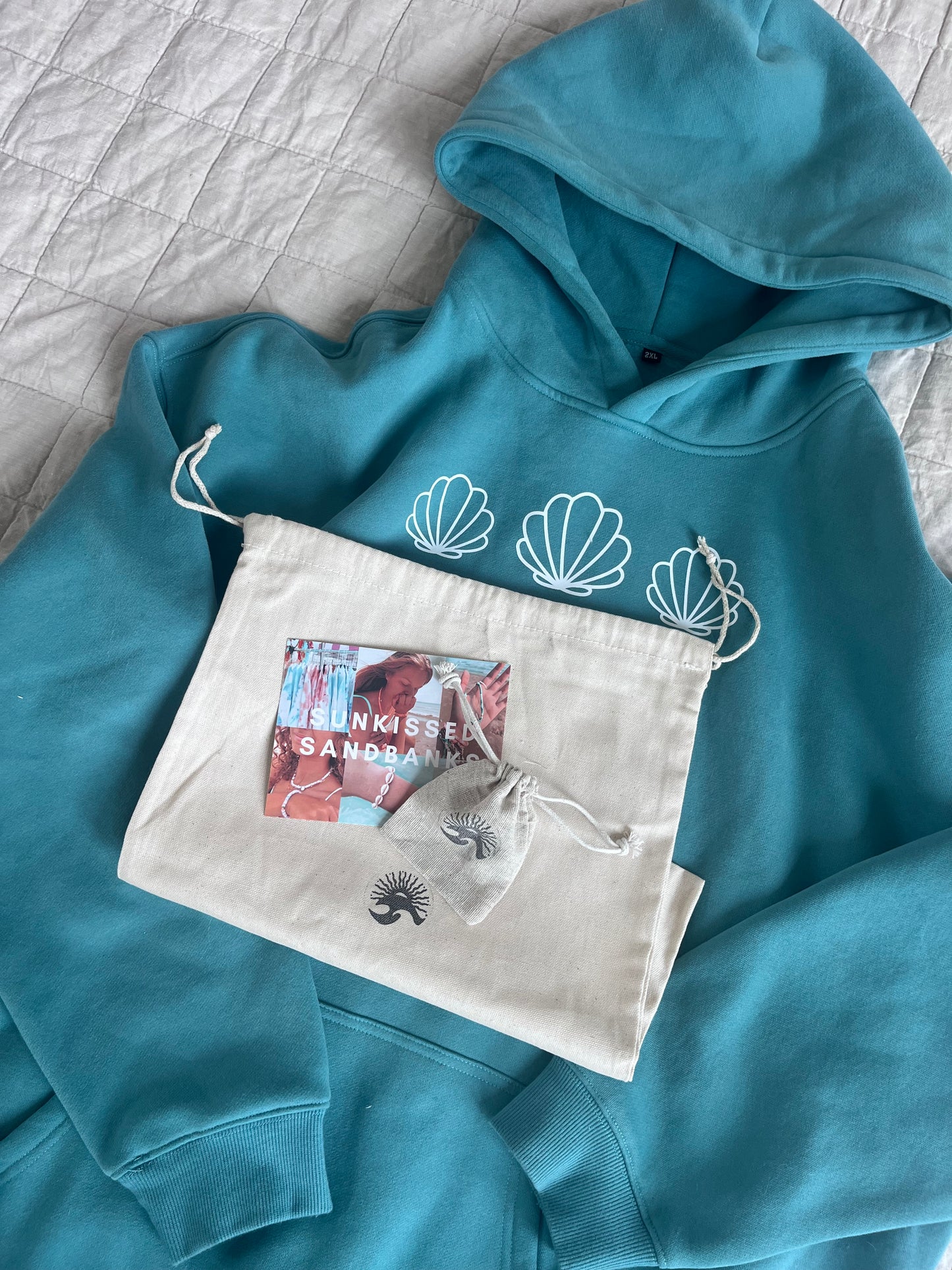 Wave One Treasure Hoodie - With Free Matching Bracelet Sunkissed Sandbanks