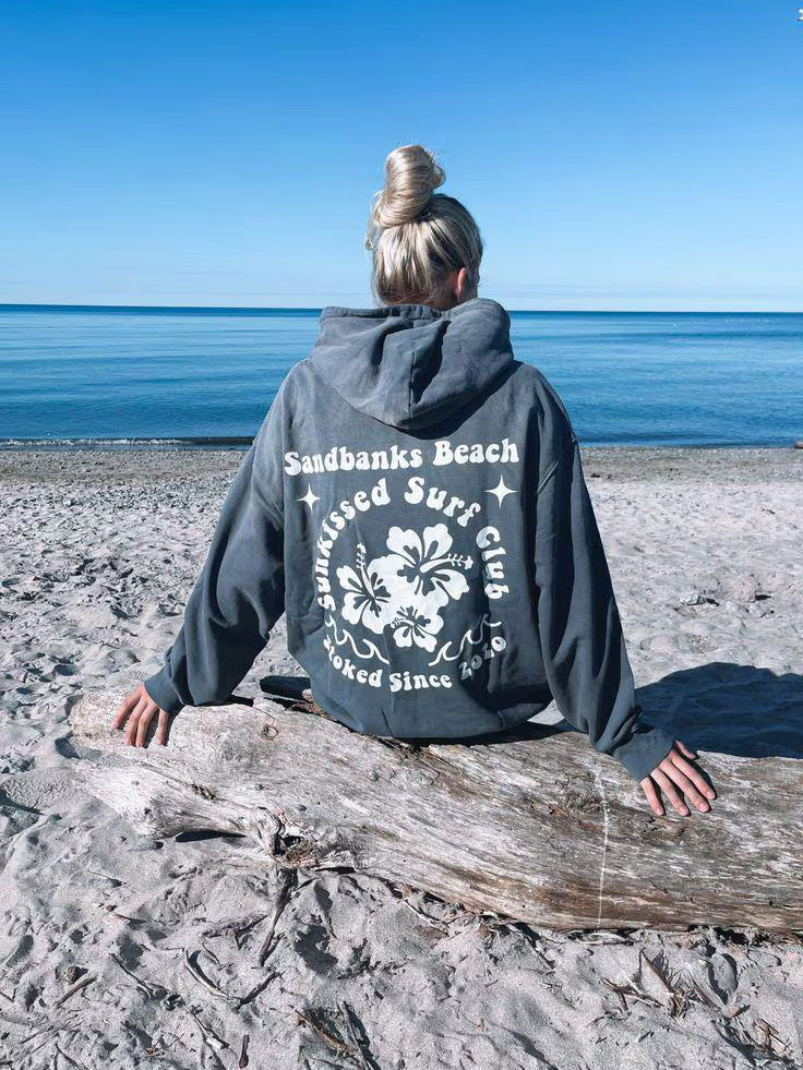 Navy Hand Surf Club Hoodie