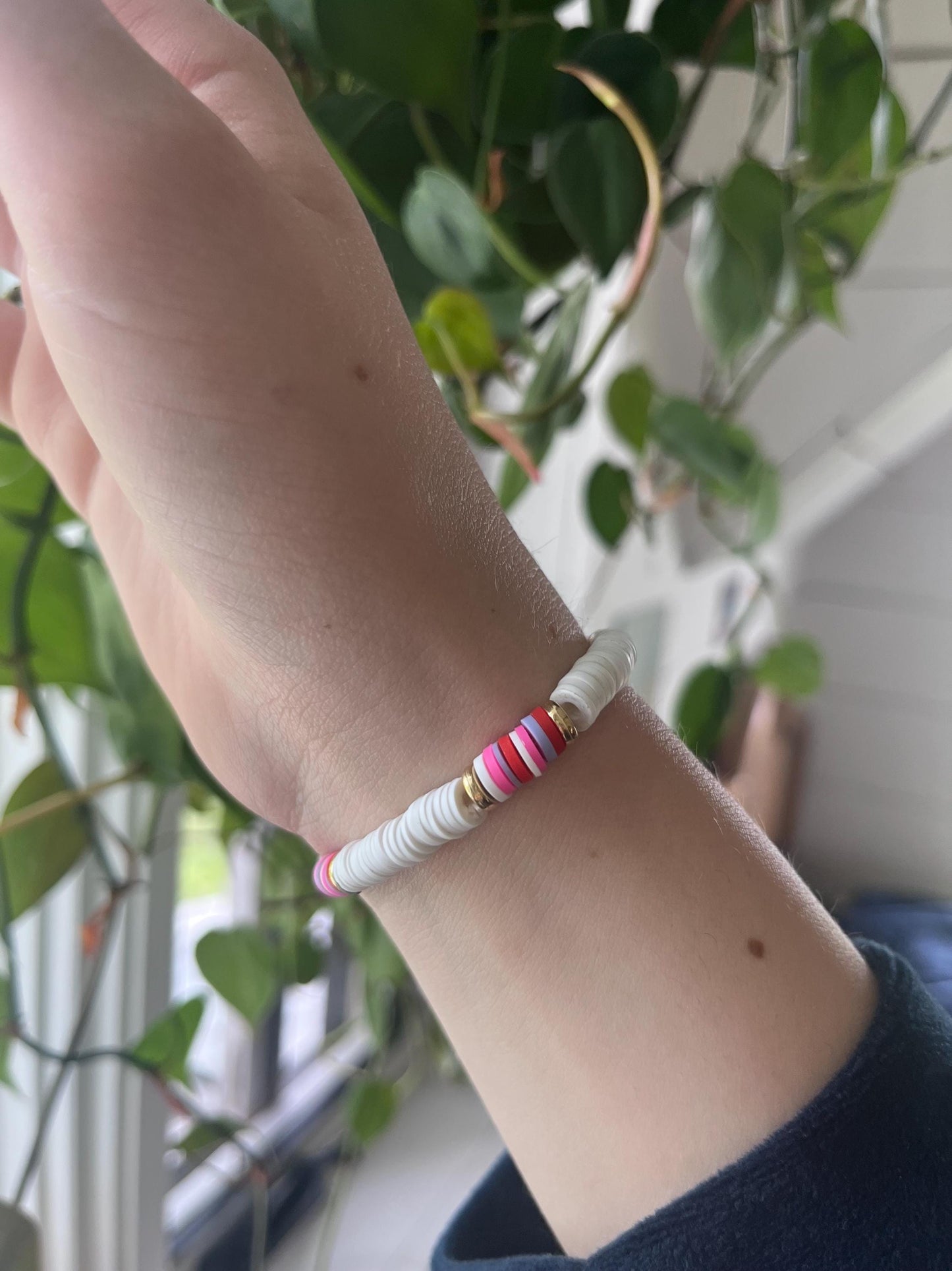 Surfer Vacation Style Bracelet | Outerbanks Style Heishi Bead Bracelet For Beach Sould | Summer lovers | Beach Enthusiasts My Store
