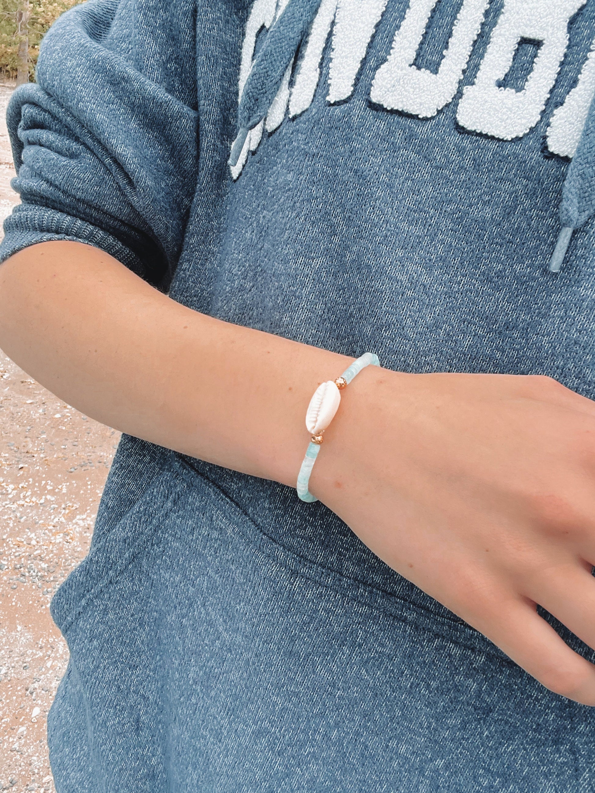 Puka Shell Bracelet | Quartz Bracelet | Summer Beach Bracelet | Summer Bracelet | Vacation Bracelet | waterproof bracelet | Gold plated My Store