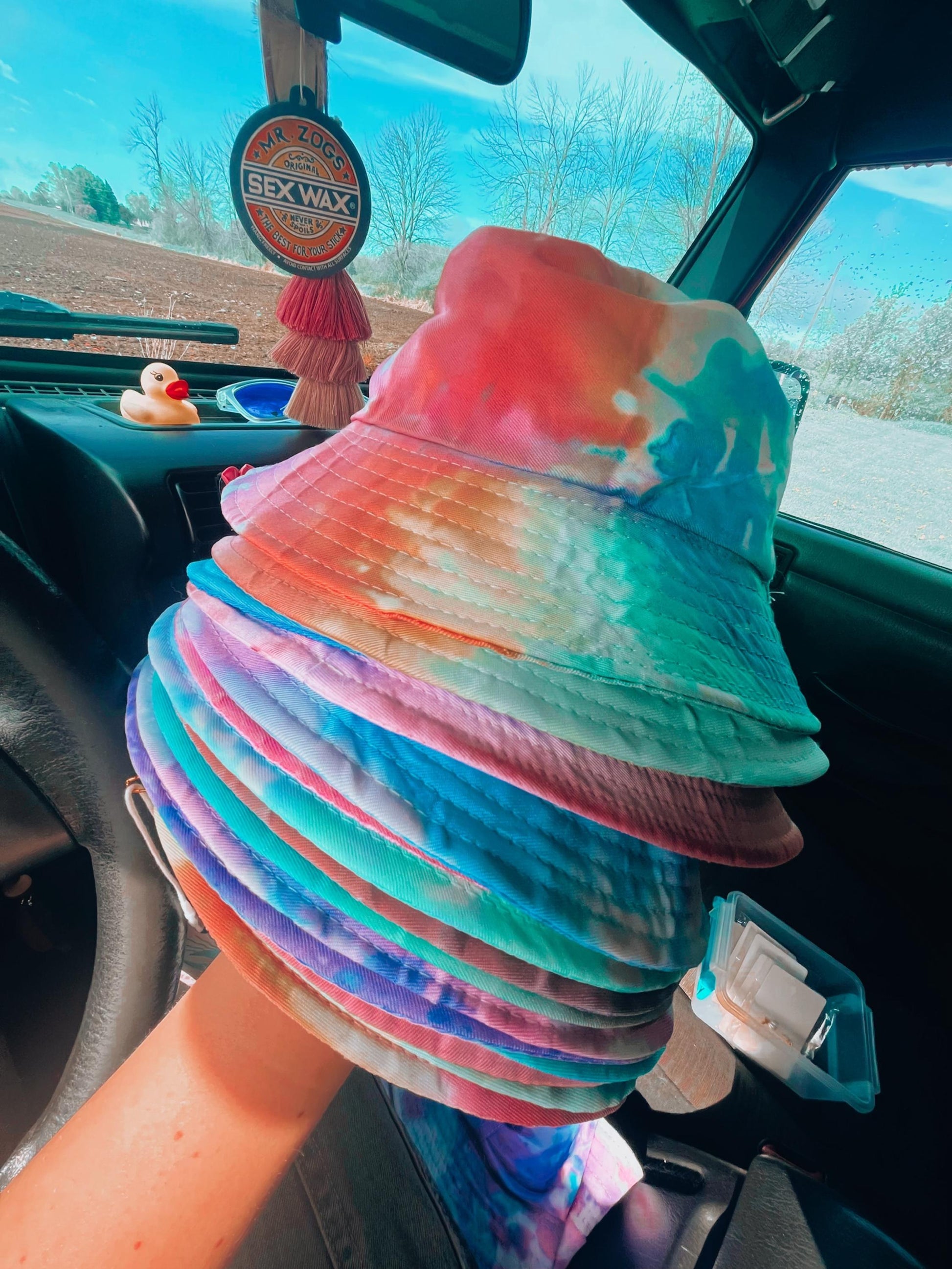 Hand-dyed Tiedye Bucket Hat | Summer 2025 Hat | Tiedye Hat | Tiedye Beach Girl | Y2K Tiedye Fasion | 2000s style bucket hat My Store