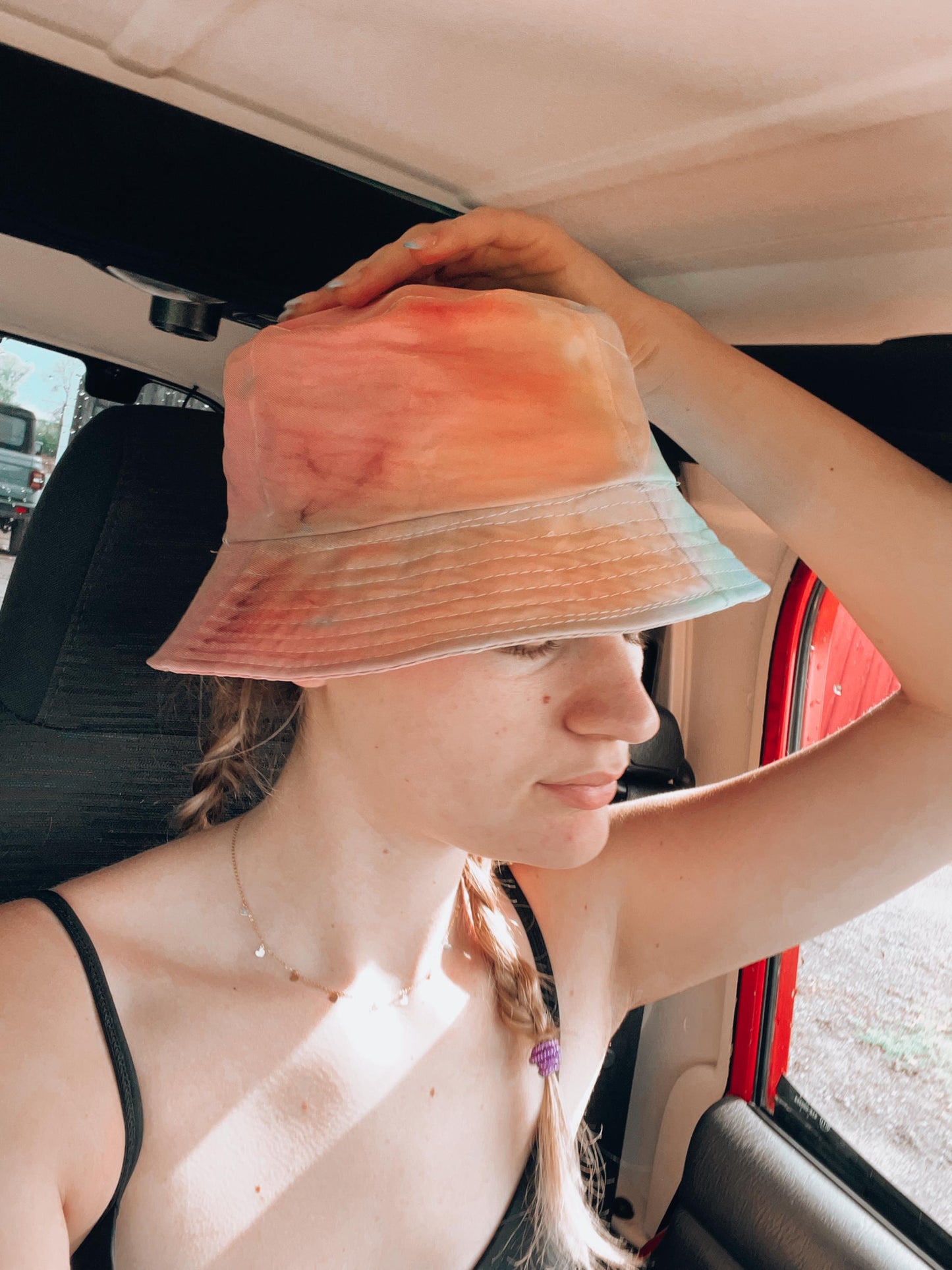 Hand-dyed Tiedye Bucket Hat | Summer 2025 Hat | Tiedye Hat | Tiedye Beach Girl | Y2K Tiedye Fasion | 2000s style bucket hat My Store