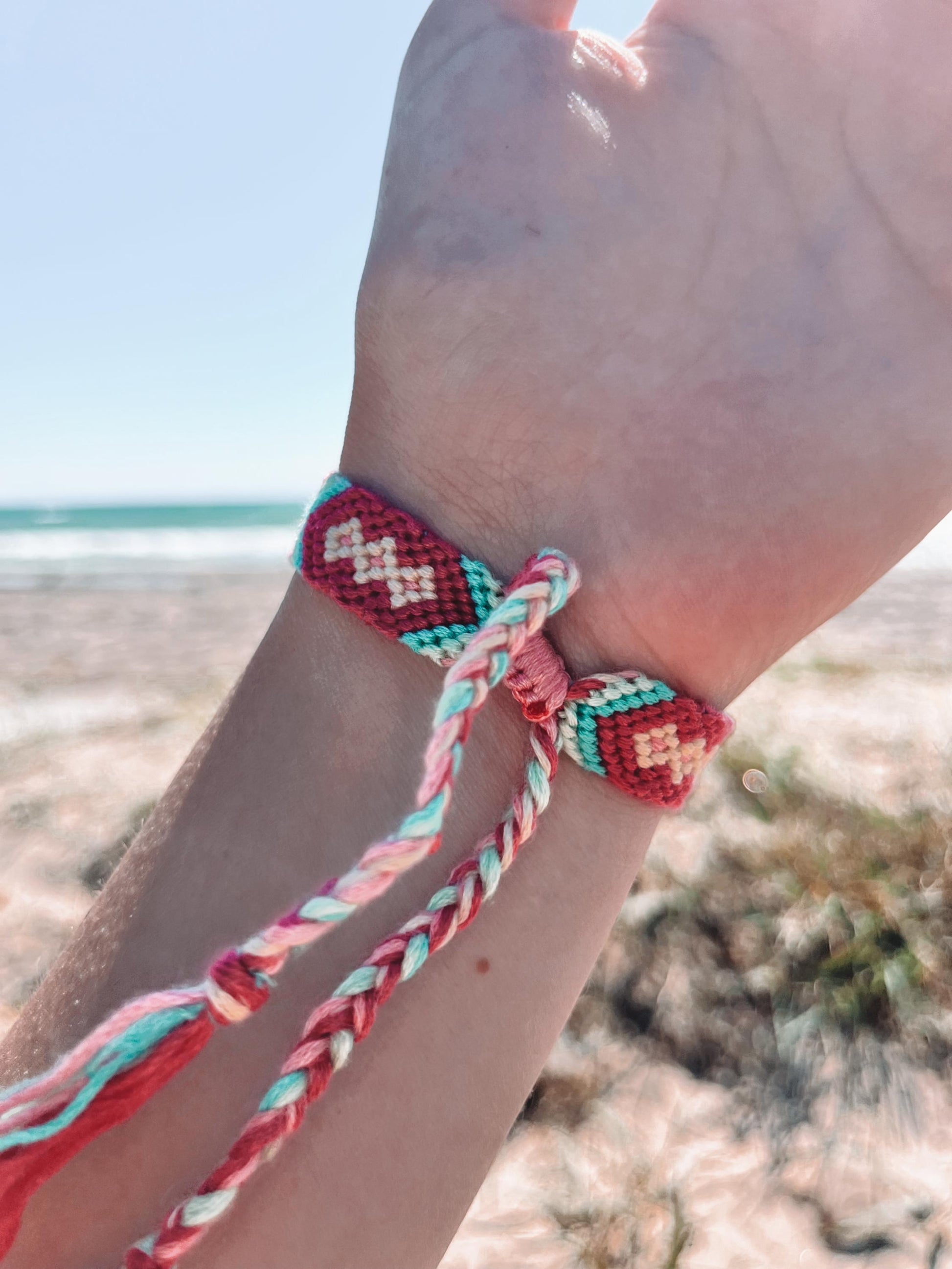 Coastal Woven Bracelet | Handmade Nautical Friendship Bracelet | Beach jewelry from Sunkissed Sandbanks | Summer 2025 Vacation Bracelet My Store