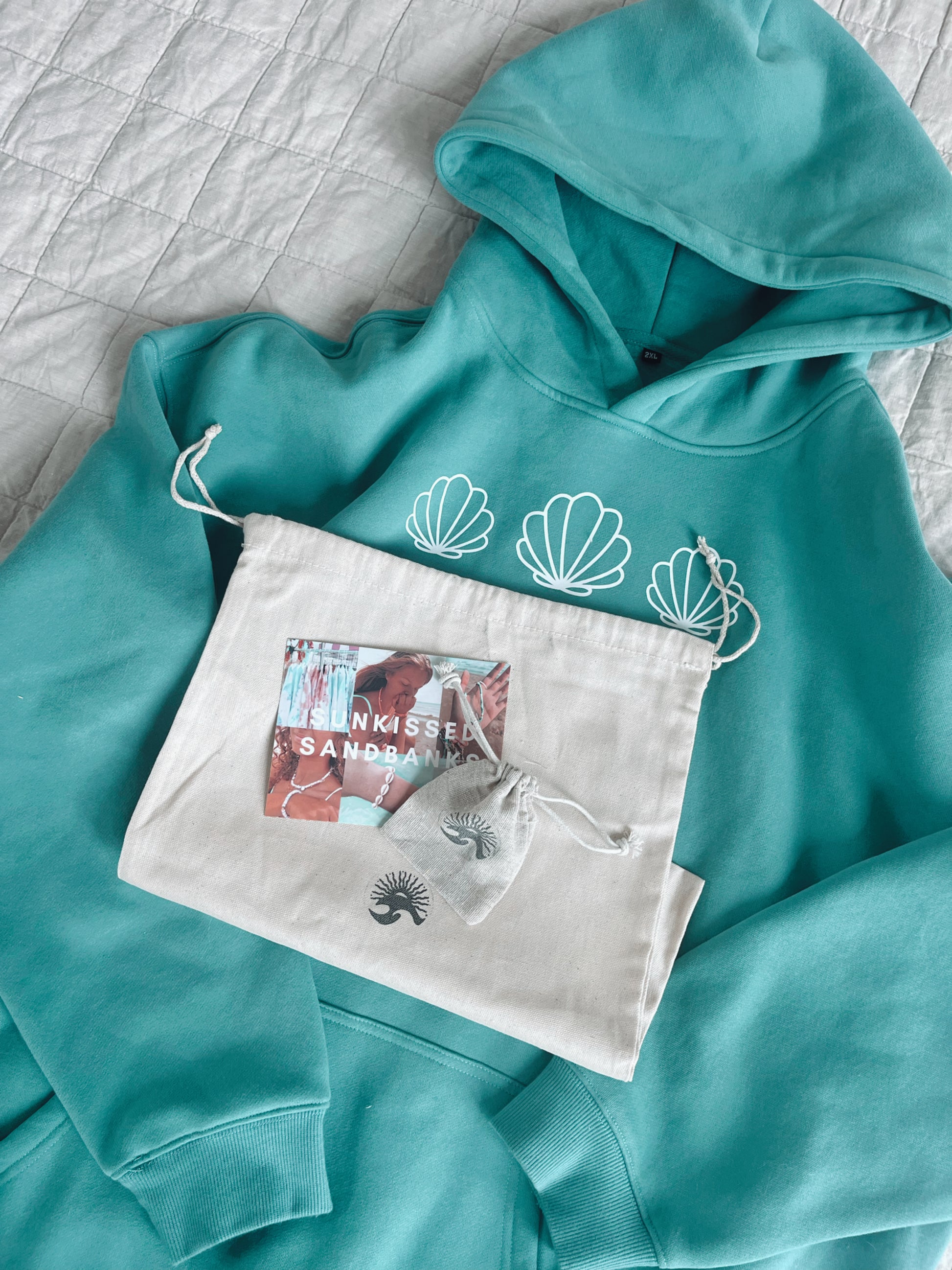 Wave One Treasure Hoodie - With Free Matching Bracelet Sunkissed Sandbanks