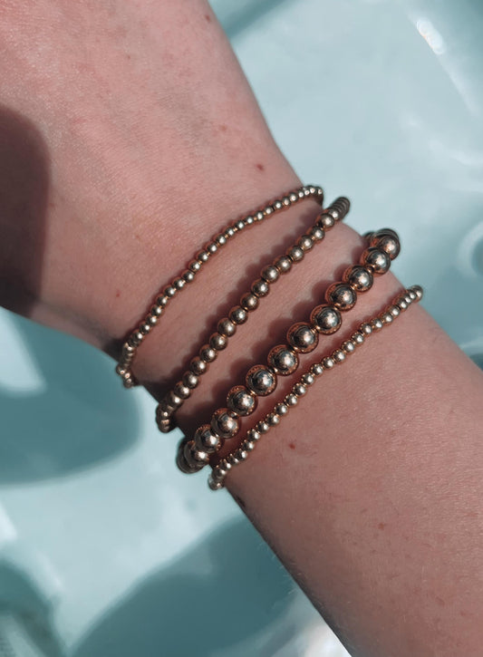 Gold 4PCS bracelet stack | Light summer Gold Bracelets | Summer 2025 Stacakble jewlery for her | Jewlery Stack for summer My Store