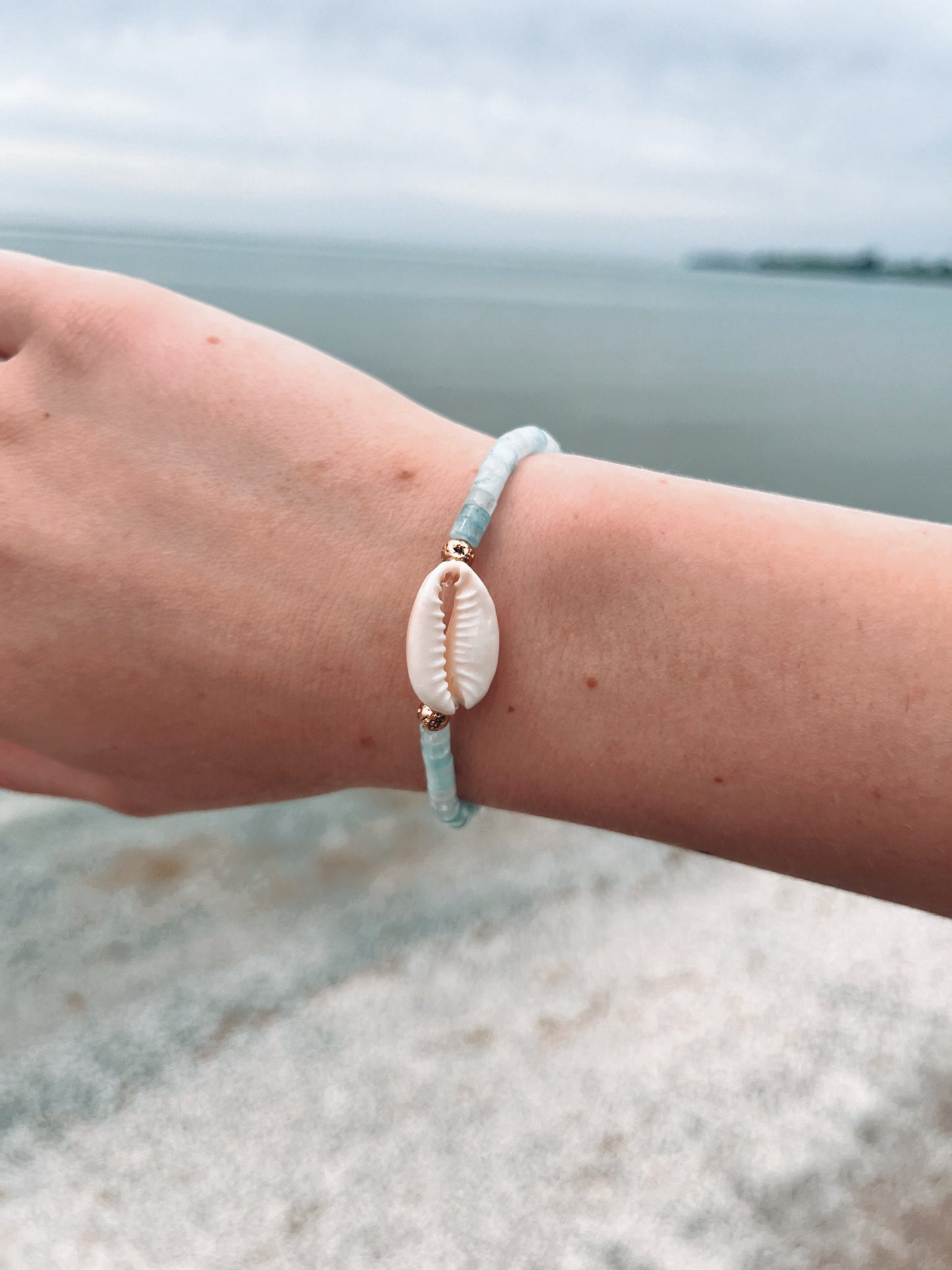Puka Shell Bracelet | Quartz Bracelet | Summer Beach Bracelet | Summer Bracelet | Vacation Bracelet | waterproof bracelet | Gold plated My Store