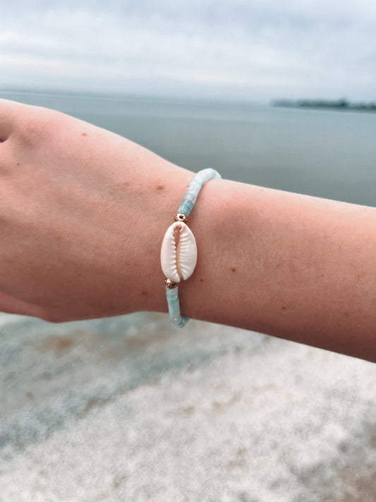 Puka Shell Bracelet | Quartz Bracelet | Summer Beach Bracelet | Summer Bracelet | Vacation Bracelet | waterproof bracelet | Gold plated My Store