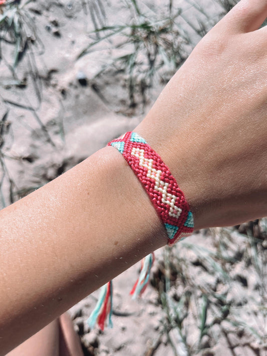 Coastal Woven Bracelet | Handmade Nautical Friendship Bracelet | Beach jewelry from Sunkissed Sandbanks | Summer 2025 Vacation Bracelet My Store