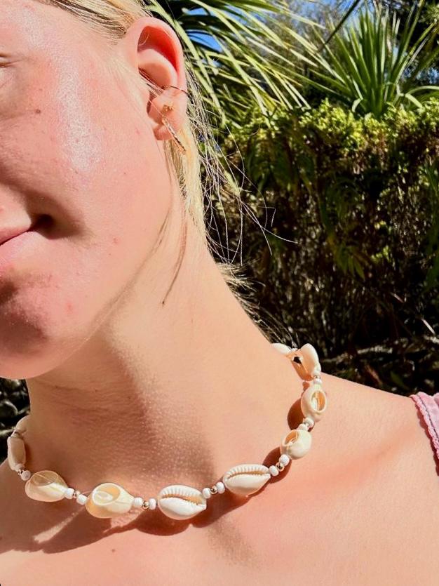 Puka Shell Necklace | Vacation Style Puka Shell Necklace | Summer Shell Choker | Outerbanks Necklace | P4L My Store